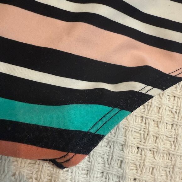 Torrid 1 striped smooth high waist swim bikini bottom SW2 2822 - Picture 2 of 10